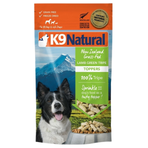 K9 Natural Dog Freeze-Dried Lamb Green Tripe Booster 2oz - Mutts & Co.