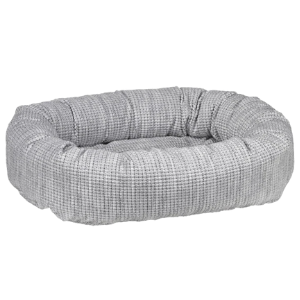 Bowsers Donut Dog Bed Chenille Glacier - Mutts & Co.