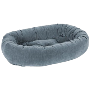 Bowsers Donut Dog Bed Microvelvet Mineral - Mutts & Co.