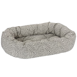 Bowsers Donut Dog Bed Micro Jacuard Diamondback - Mutts & Co.