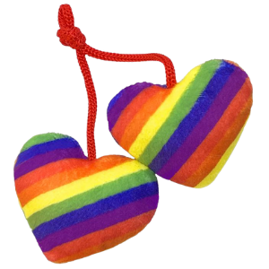 Kittybelles Pride Heart Strings Cat Toy - Mutts & Co.