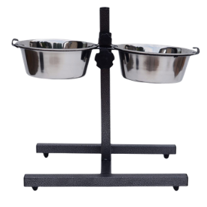 IndiPets Adjustable Double Diner - Mutts & Co.