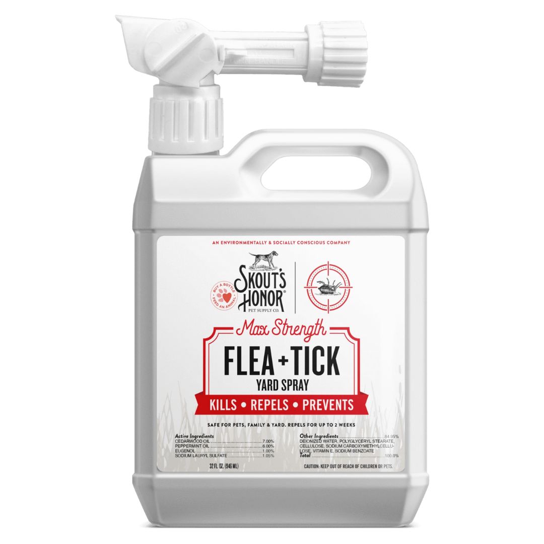 tick garden spray Skout's Honor Flea & Tick Dog Yard Spray 32oz