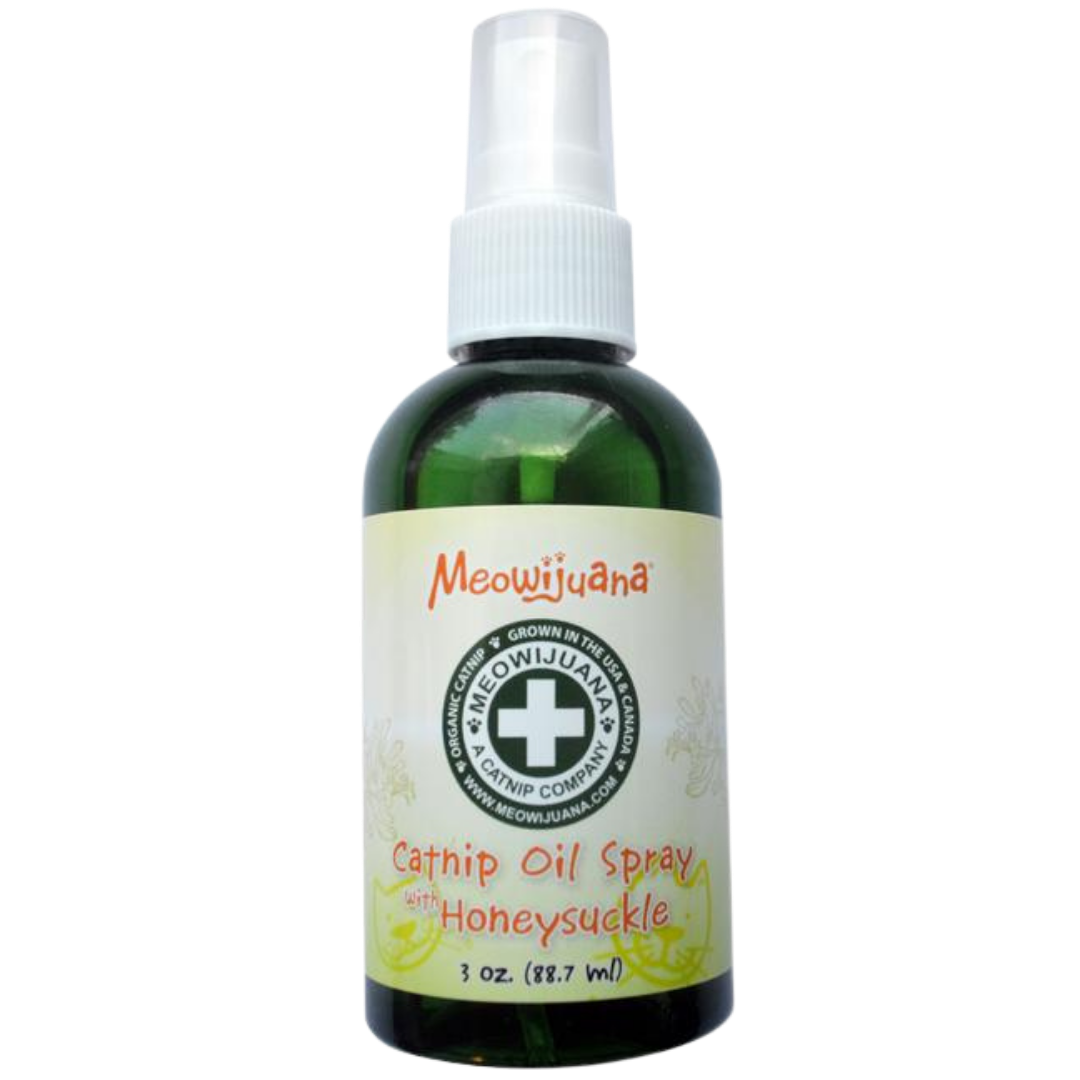 Meowijuana Organic Catnip & Honeysuckle Spray, 3 oz