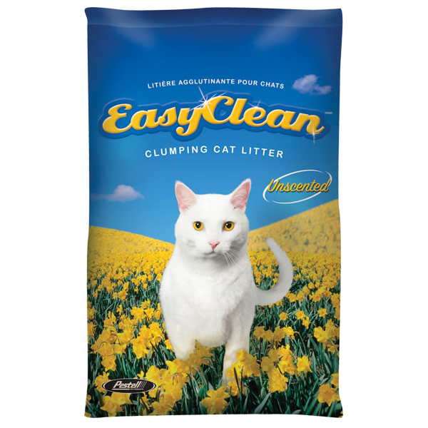 Pestell Easy Clean Unscented Clumping Cat Litter, 40lbs - Mutts & Co.