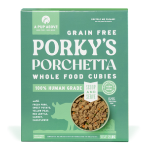 A Pup Above Grain-Free Porky's Porchetta Cubies Dog Food 2 lbs - Mutts & Co.