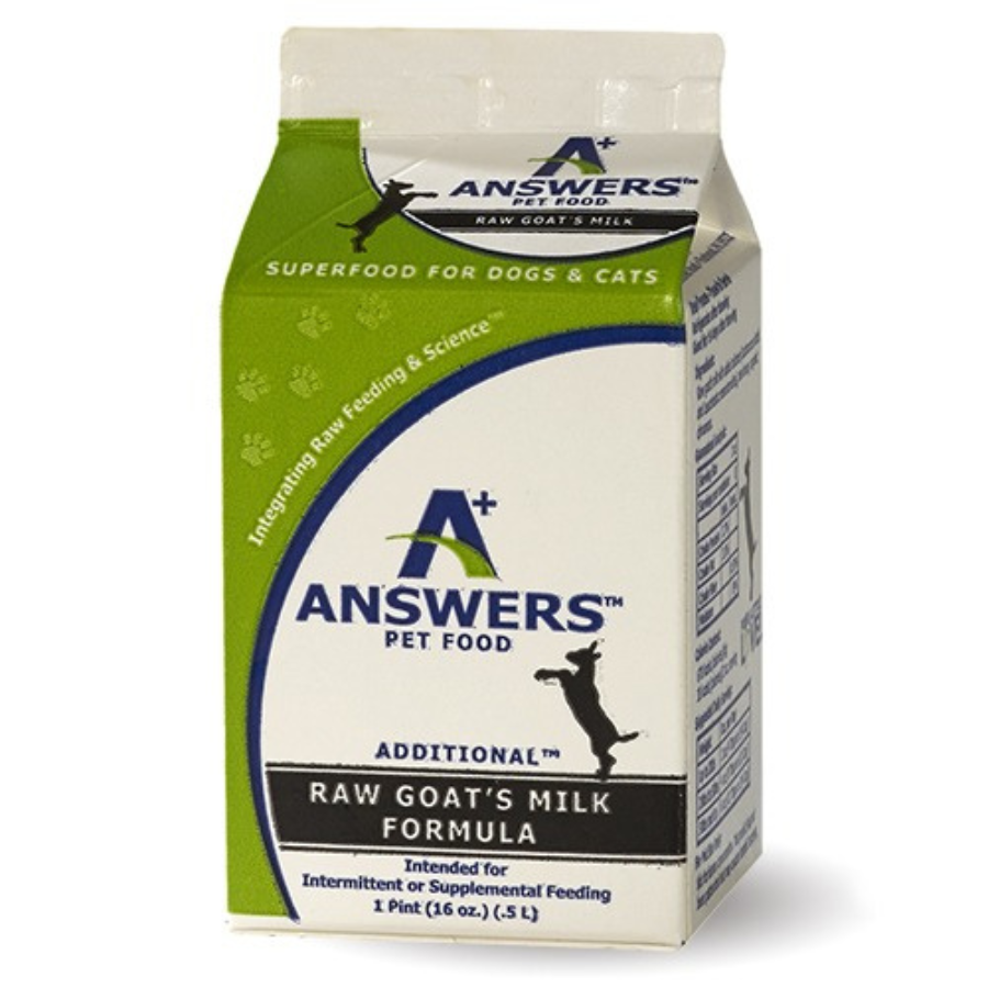 Answers Pet Food Raw Goats Milk For Dogs Cats