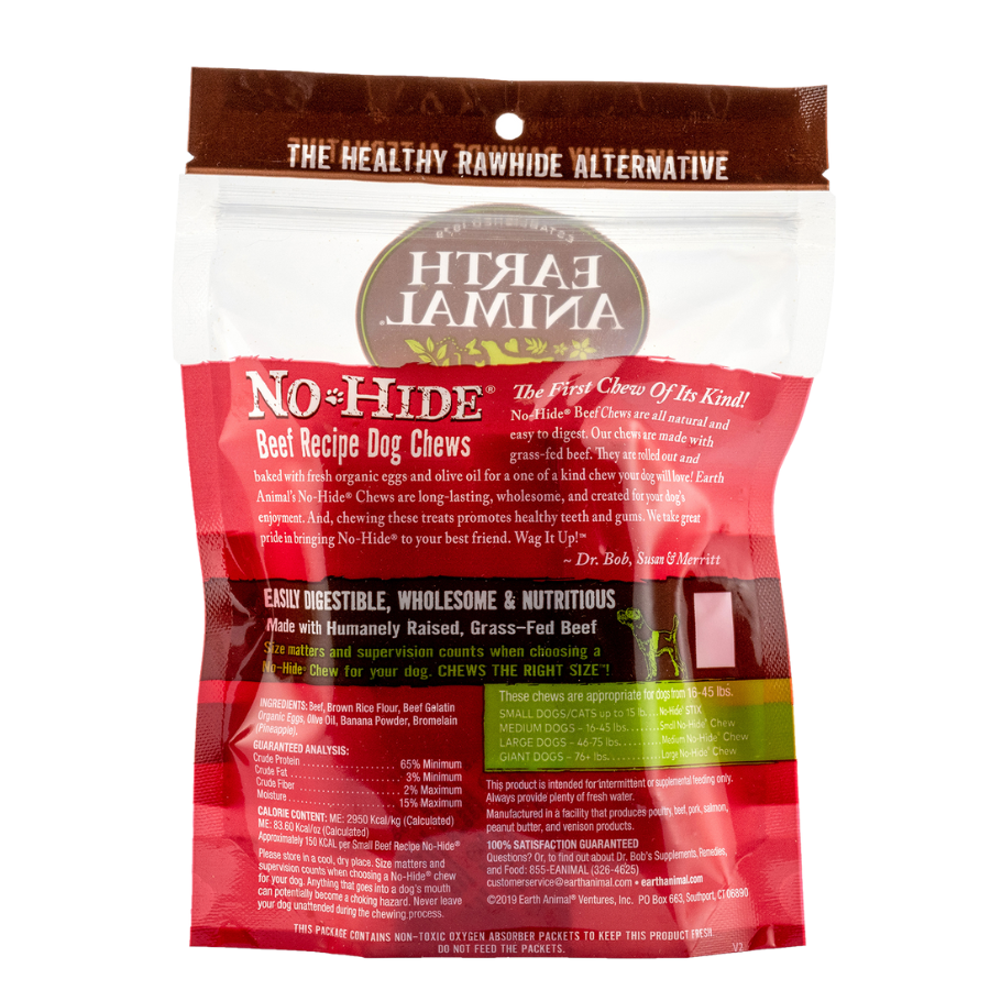 Earth Animal No-Hide Beef Chew 2PK - Mutts & Co.