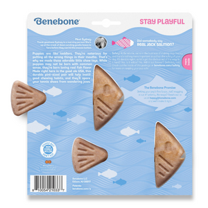 Benebone Puppy Pack Fishbone Chew Toy, 2 pack - Mutts & Co.