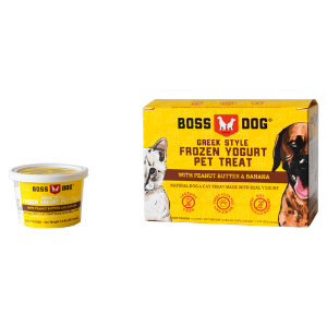 Boss Dog Frozen Greek Yogurt Peanut Butter & Banana - Mutts & Co.