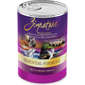 Zignature Zssential Multi-Protein Formula Canned Dog Food 13oz - Mutts & Co.