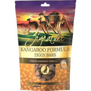 Zignature Ziggy Bars Kangaroo Formula Crunchy Dog Treats 12oz - Mutts & Co.
