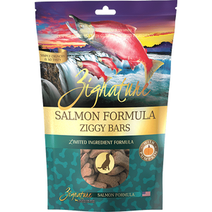 Zignature Ziggy Bars Salmon Formula Crunchy Dog Treats 12oz - Mutts & Co.