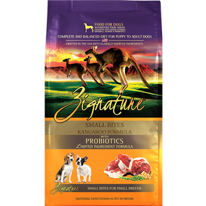 Zignature Kangaroo Limited Ingredient Formula Small Bites Dry Dog Food - Mutts & Co.