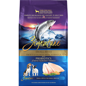 Zignature Trout & Salmon Small Bites Formula Dry Dog Food - Mutts & Co.