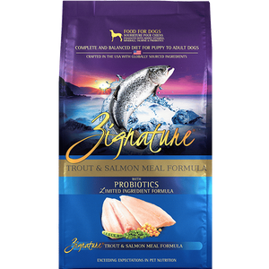 Zignature Trout Salmon Meal Limited Ingredient Formula Dry Dog Food