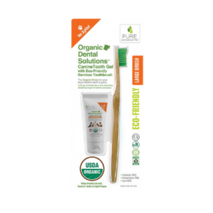 Pure and Natural Pet Organic Dental Solutions - Large Dog Kit - Mutts & Co.