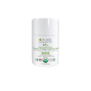 Pure and Natural Pet Organic Dental Solutions Plaque & Tartar Fighting Gel for Dogs 2 oz - Mutts & Co.