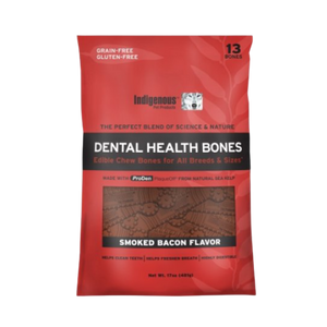 Indigenous Dental Health Bones Smoked Bacon Flavor, 17 oz - Mutts & Co.