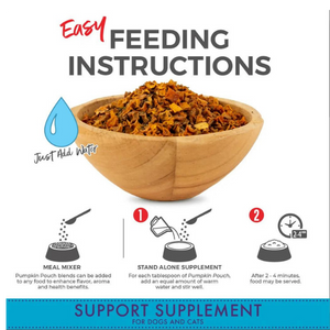 Grandma Lucy's Pumpkin Pouch Digestive for Dog and Cat 6oz bag - Mutts & Co.