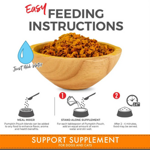 Grandma Lucy's Pumpkin Pouch Inflammation Support for Dog and Cat 6oz bag - Mutts & Co.