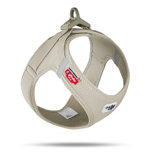 Curli Clasp Air-Mesh Vest Dog Harness Light Tan - Mutts & Co.