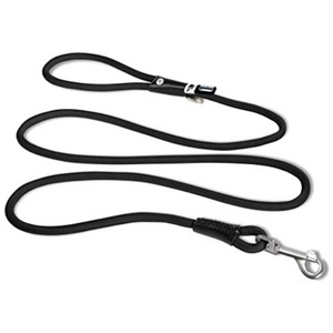 Curli Stretch Comfort Leash Black - Mutts & Co.