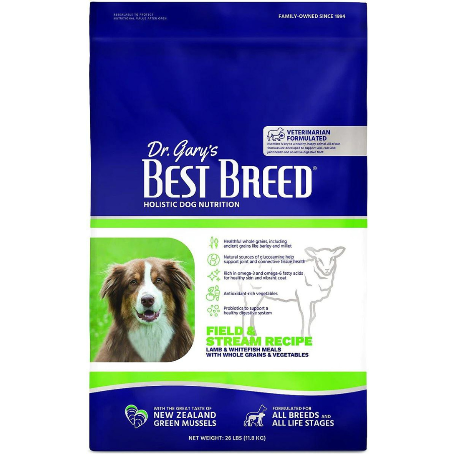 Dr. Gary's Best Breed Holistic Field & Stream Recipe Dry Dog Food - Mutts & Co.