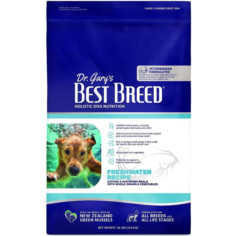 Dr. Gary's Best Breed Holistic Freshwater Formula Dry Dog Food - Mutts & Co.
