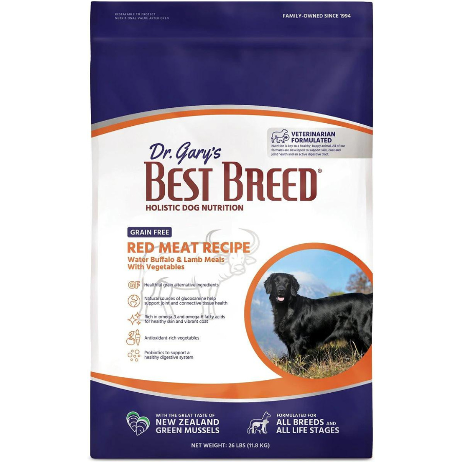 Dr. Gary's Best Breed Holistic Grain-Free Red Meat Recipe Dry Dog Food - Mutts & Co.