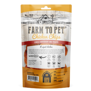Farm To Pet Chicken Chips Dog Treats - Mutts & Co.