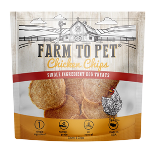 Farm To Pet Chicken Chips Snack Pack Dog Treats - Mutts & Co.