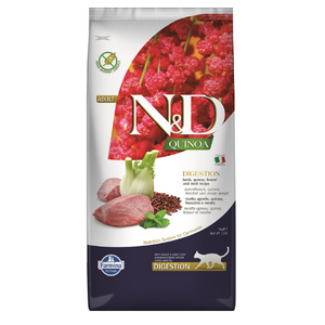 Farmina N&D Quinoa Digestion Lamb Dry Cat Food 11 lbs - Mutts & Co.
