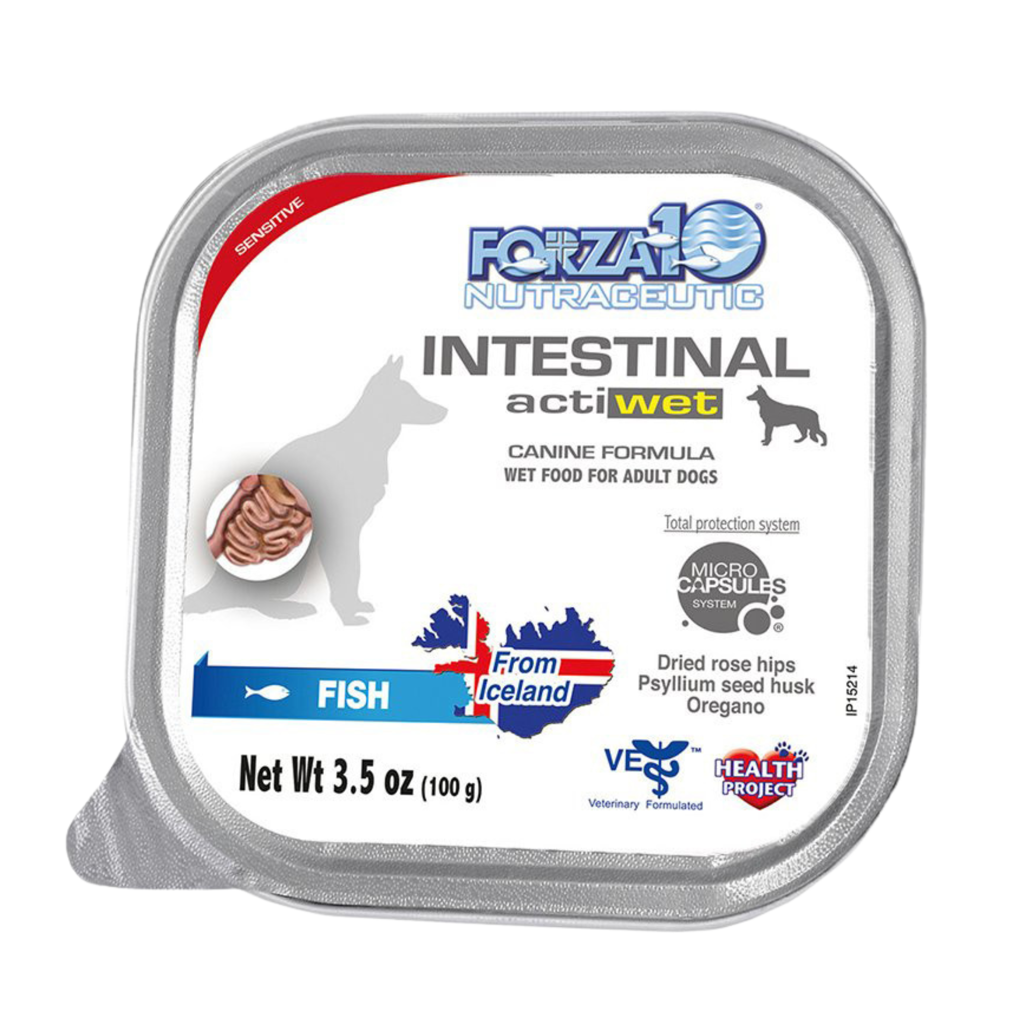 Forza10 Nutraceutic ActiWet Intestinal Fish Recipe Wet Dog Food 3.5 oz - Mutts & Co.