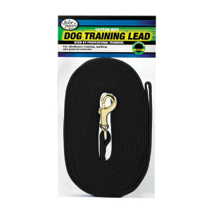 Four Paws Cotton Web Lead Black - Mutts & Co.