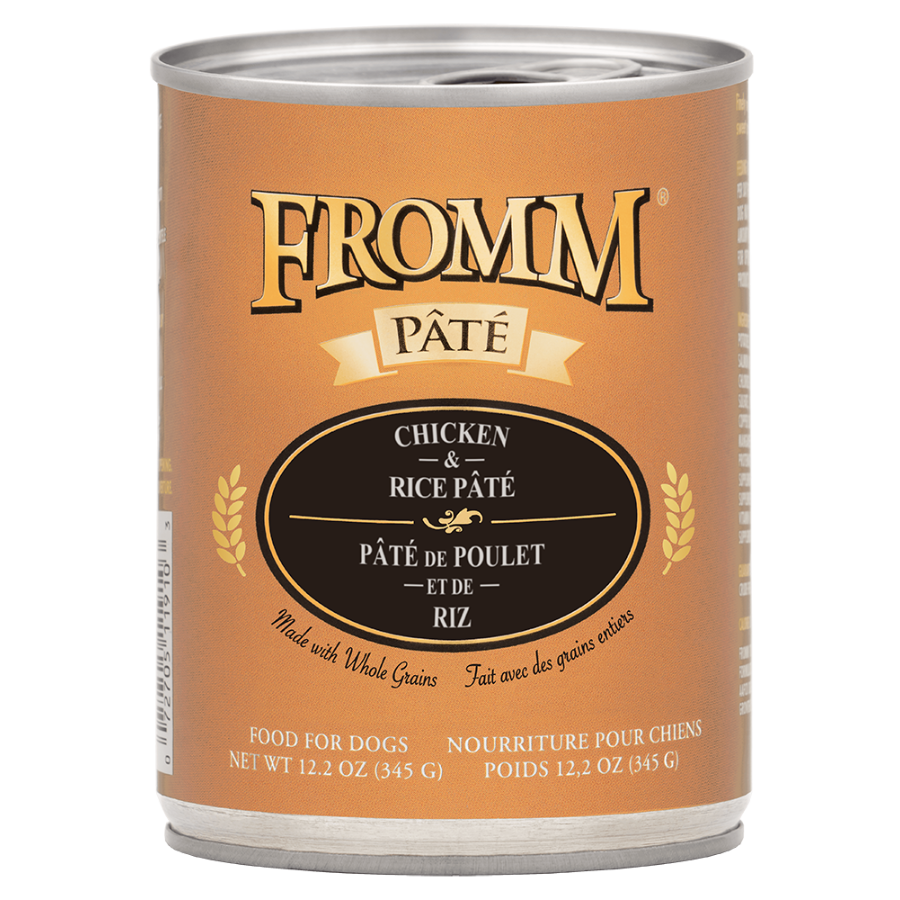 Fromm Chicken & Rice Pate Canned Dog Food 12.2oz - Mutts & Co.