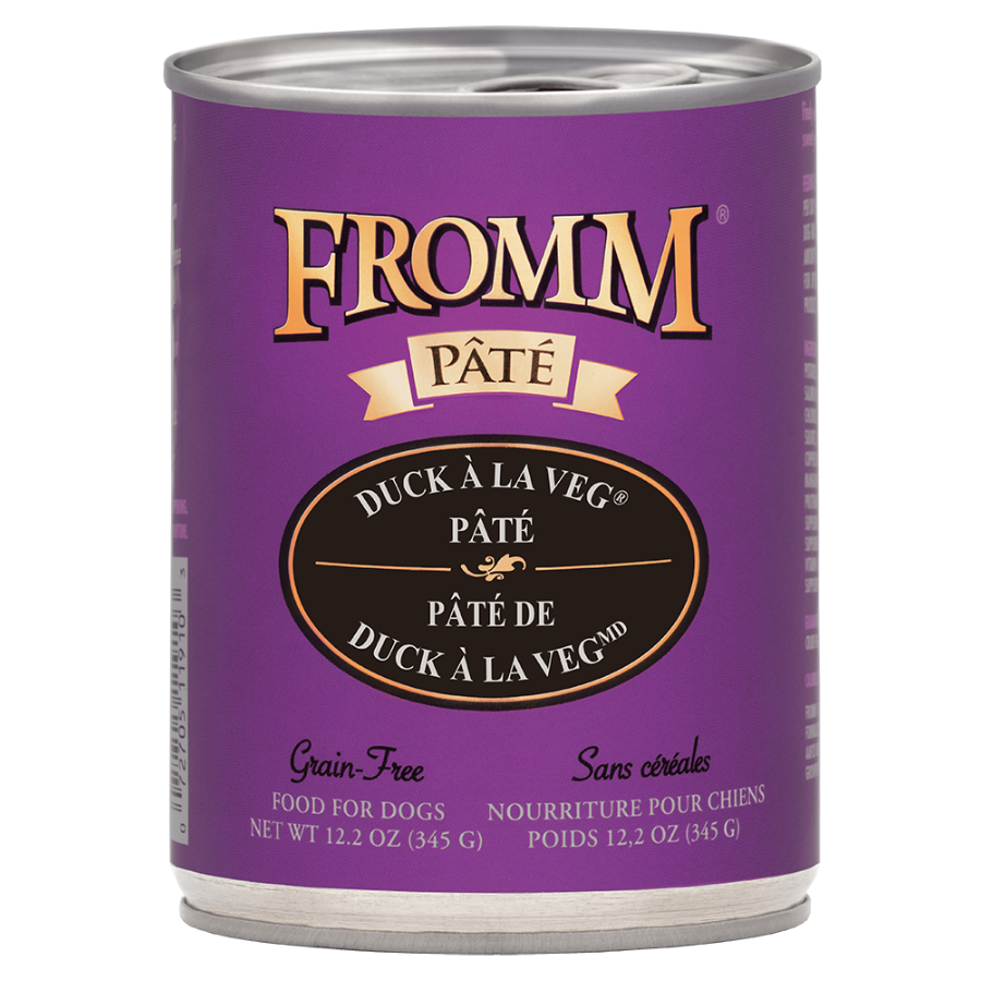 Fromm Duck A La Veg Pate Canned Dog Food 12.2oz - Mutts & Co.