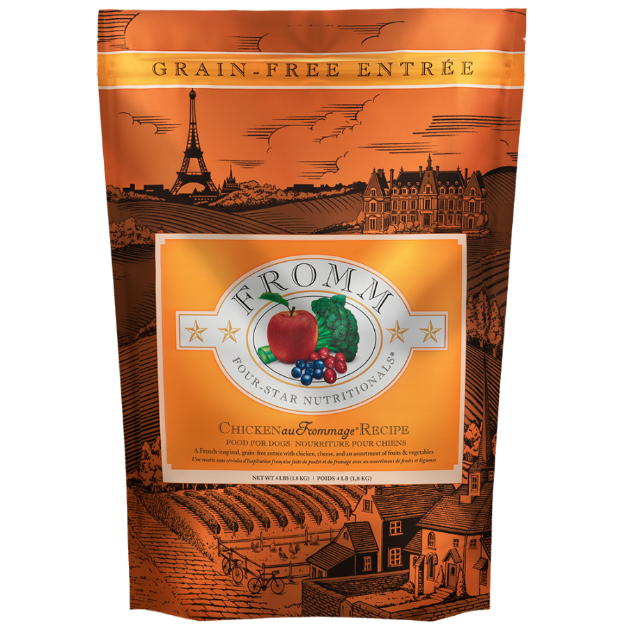 Fromm Four-Star Chicken Au Frommage Grain-Free Dog Food - Mutts & Co.