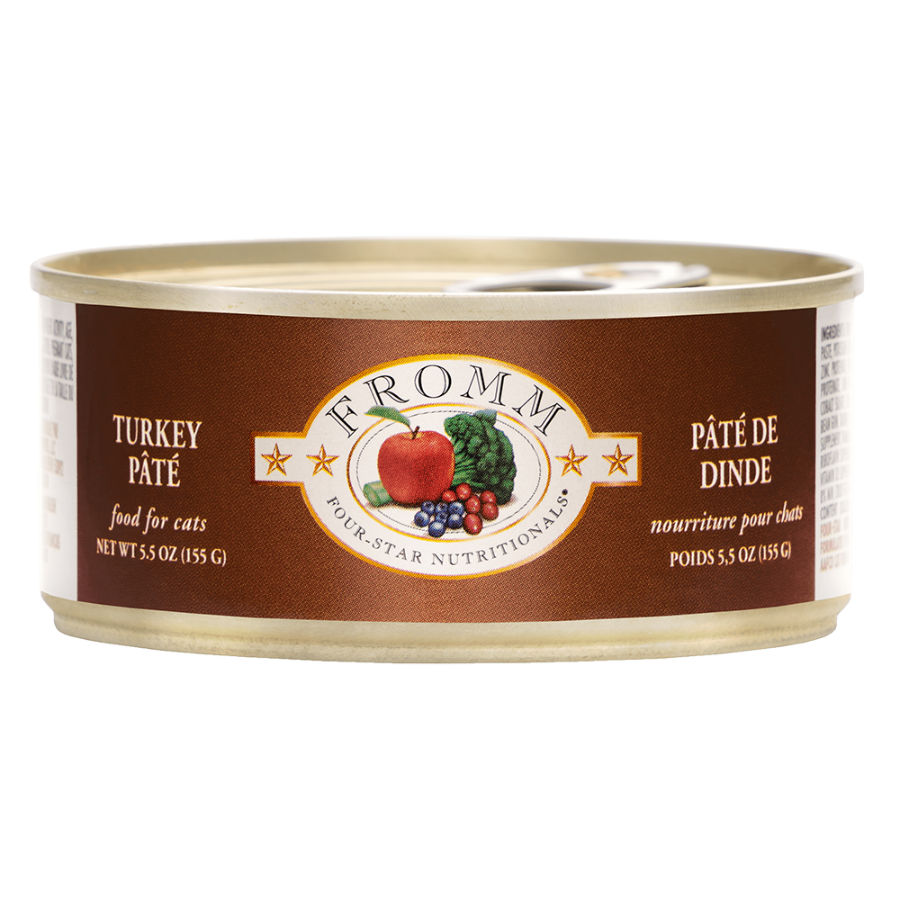 Fromm Four-Star Turkey Pate Canned Cat Food 5.5oz - Mutts & Co.