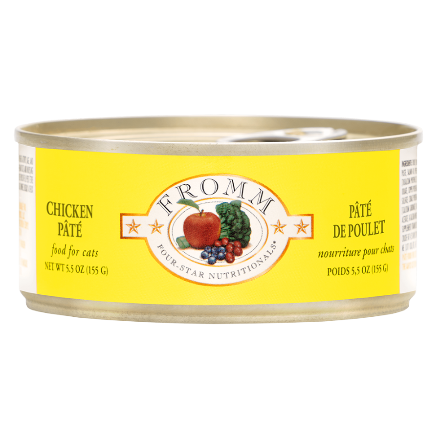 Fromm Four-Star Turkey & Duck Pate Grain-Free Canned Cat Food 5.5oz - Mutts & Co.
