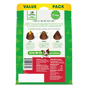 Greenies Pill Pockets Canine Hickory Smoke Flavor Dog Treats, 60 Capsules - Mutts & Co.