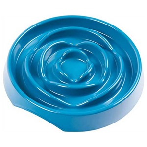 Messy Mutts Interactive Slow Feeder Dog & Cat Bowl Blue - Mutts & Co.