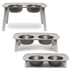 Messy Mutts Elevated Double Feeder Dog Bowls - Mutts & Co.