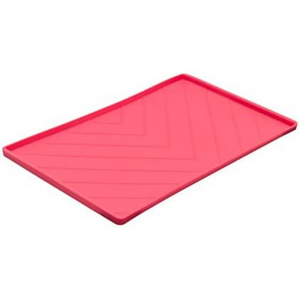 Messy Mutts Silicone Non-Slip Dog Bowl Mat Red - Mutts & Co.