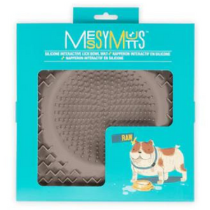 Messy Mutts Silicone Therapeutic Lick Bowl Dog Feeder Grey - Mutts & Co.