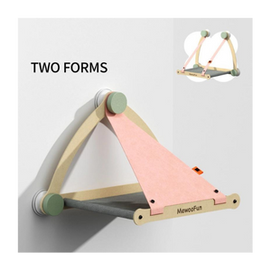 MewooFun Wall Mounted Cat Window Perch Hammock Pink - Mutts & Co.