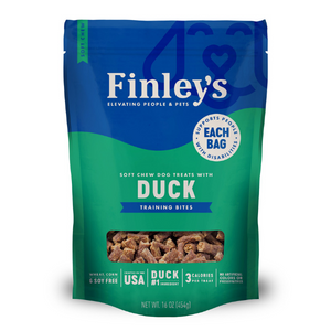 Finley's Duck Recipe Soft Chew Training Bites Dog Treats 16 oz - Mutts & Co.