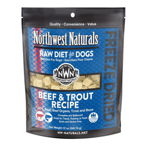 Northwest Naturals Freeze-Dried Beef & Trout Dog Food - Mutts & Co.