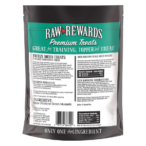 Northwest Naturals Freeze-Dried Green Lipped Mussels Dog and Cat Treats 2 oz - Mutts & Co.