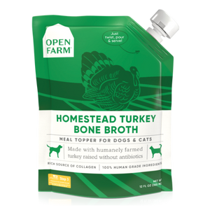 Open Farm Turkey Bone Broth for Dogs & Cats 12 oz - Mutts & Co.